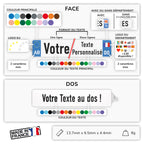 porte-clé voiture personnalisé dans son emballage cadeau — idée cadeau unique fabriquée à la main en France